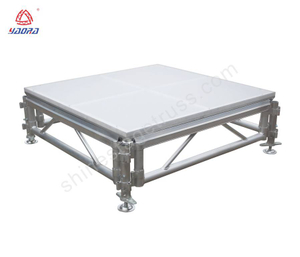 Adjustable Plywood / Acrylic Glass Assemble Stage